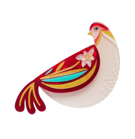 Partridge Perfection Brooch