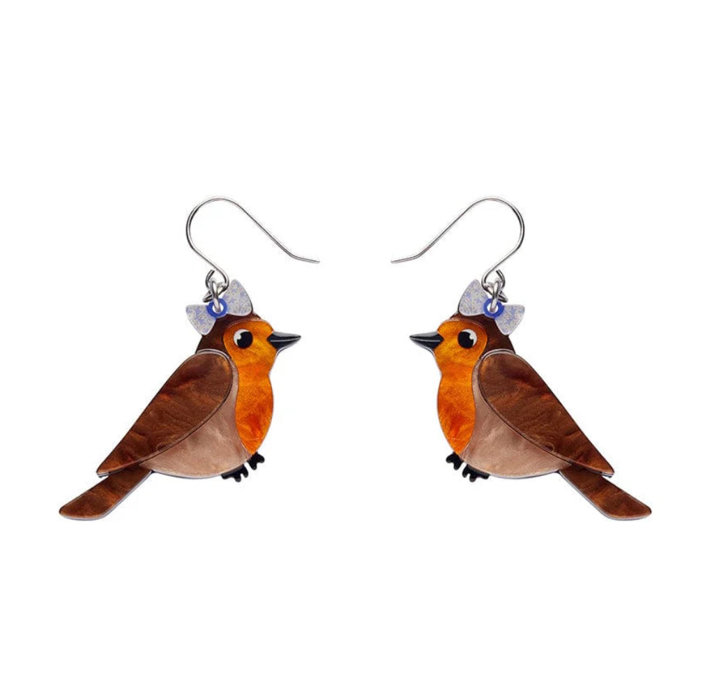 Rosie the Robin Drop Earrings