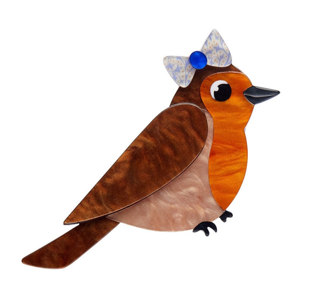 Rosie the Robin Brooch