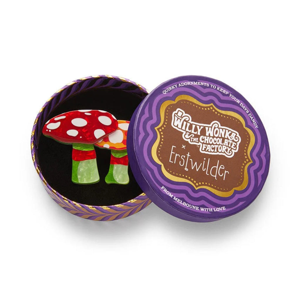 Candy Mushrooms Brooch