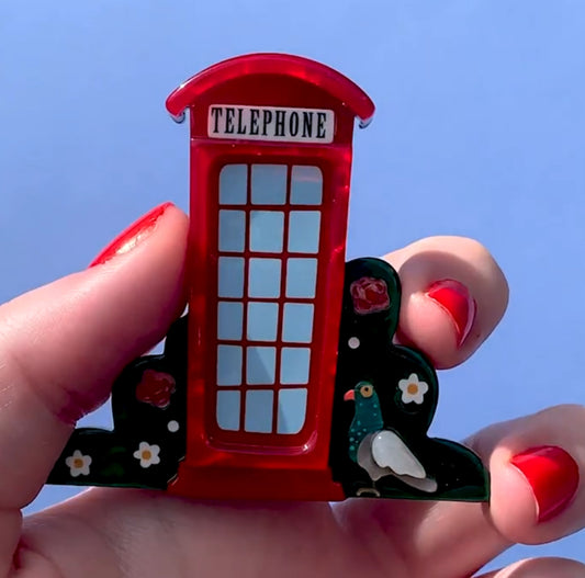 London Calling Brooch