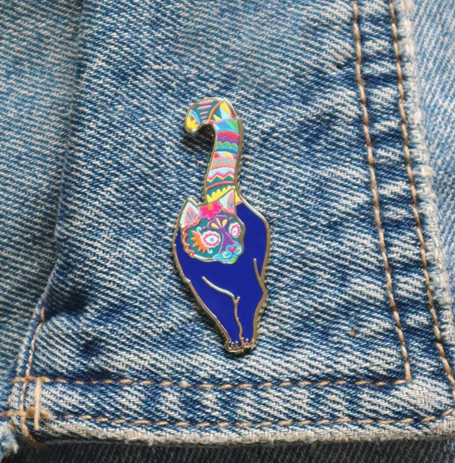 Frida's Cat Enamel Pin