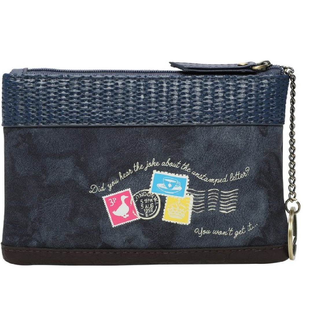 THE OLD POST OFFICE - NAVY EDITION - ZIPPER COIN PURSE