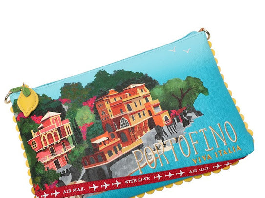 Viva Italia Postcard Pouch Bag