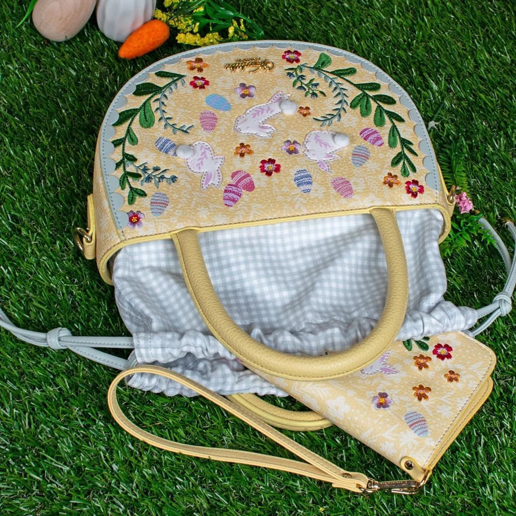 Woodland Rabbits Kingsley Half Moon Crossbody