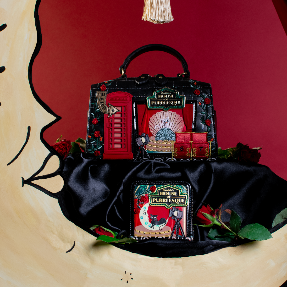 VENDULA'S PURRLESQUE CLUB HOLLIS BAG