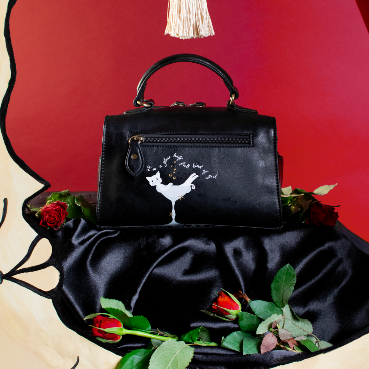 VENDULA'S PURRLESQUE CLUB HOLLIS BAG