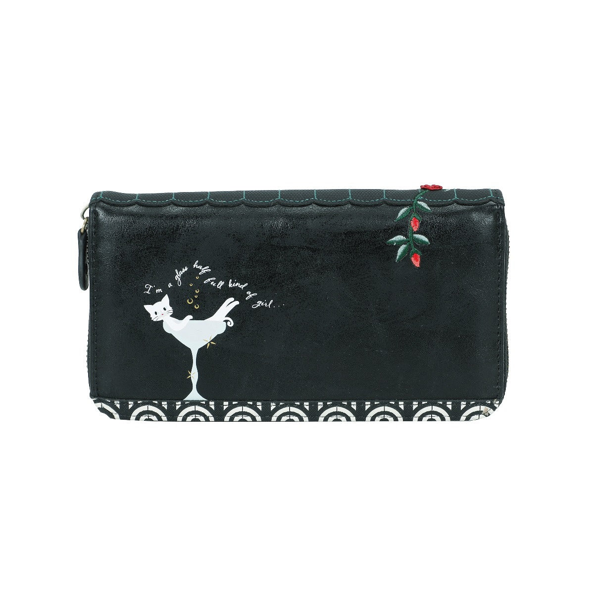 VENDULA'S PURRLESQUE CLUB LARGE ZIPAROUND WALLET